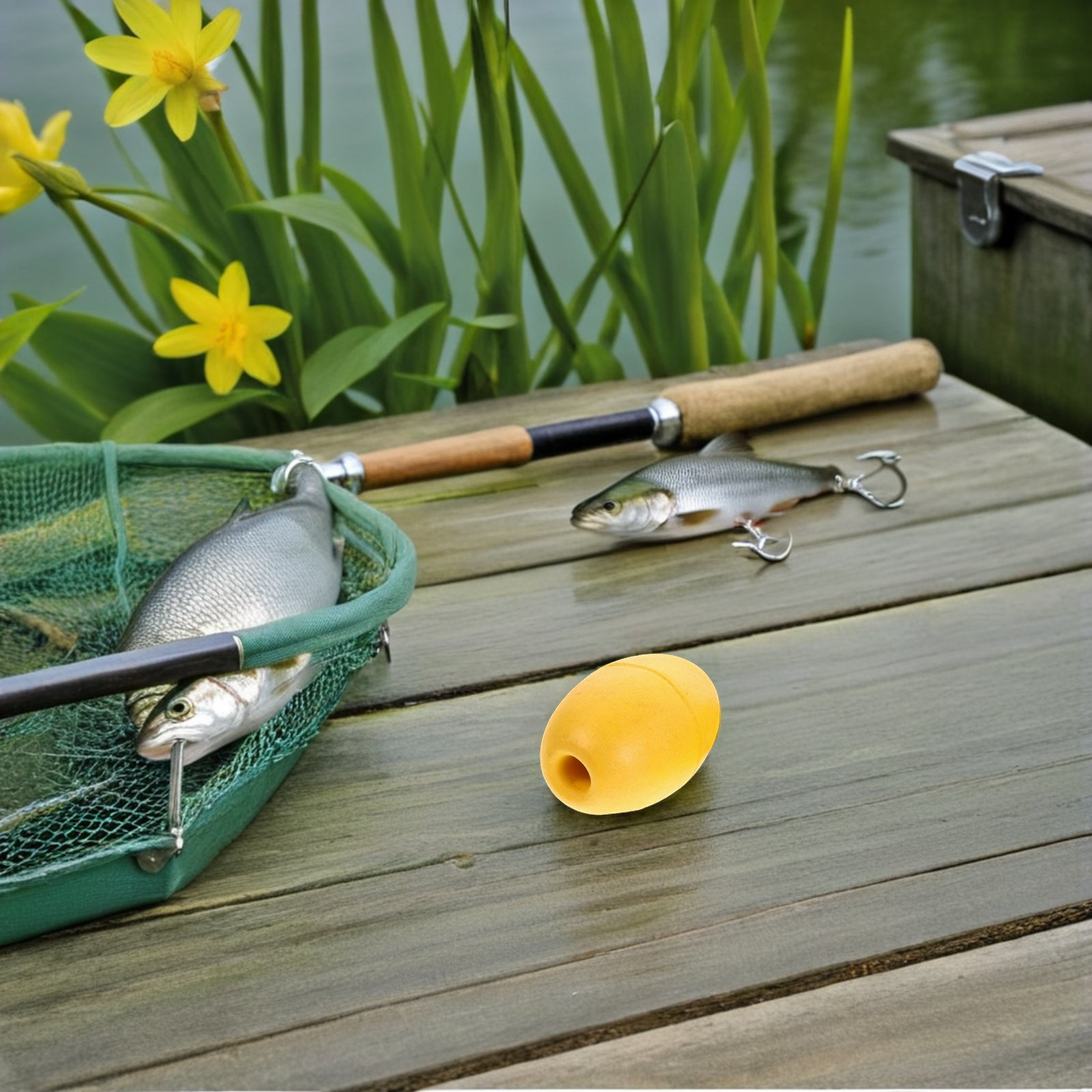 Fishing Kayak Anchor - 8 шт. ПВХ-буйков для каяков, швартовочных