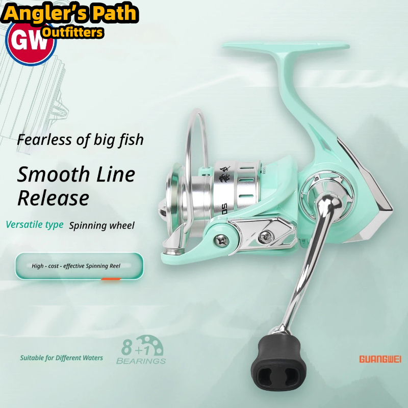 Abu Garcia Reel Max - Катушка спиннинговая Guangwei Xiwu, 8+1 подшипников,