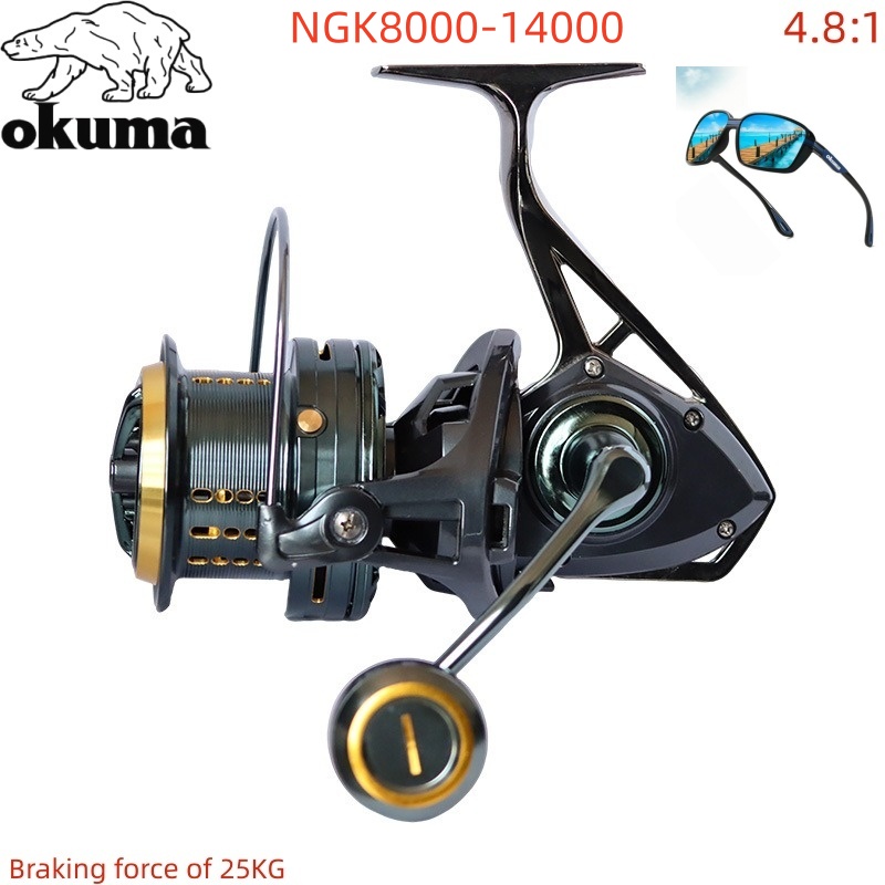 Рыболовная катушка OKUMA 8000- – обзор и цена Abu Garcia Reel Max